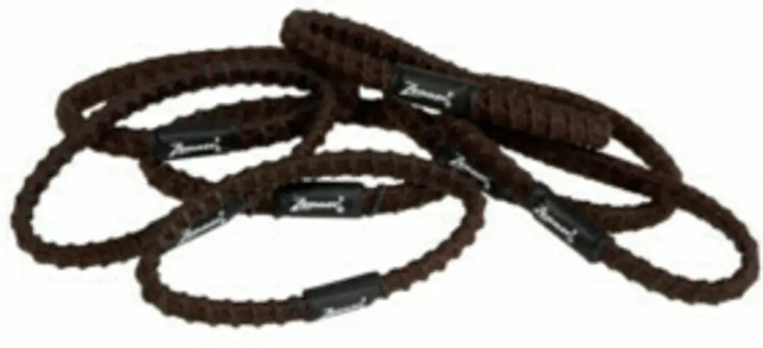 Zenner Elastieken Stay in Hair Bruin - 7 Stuks