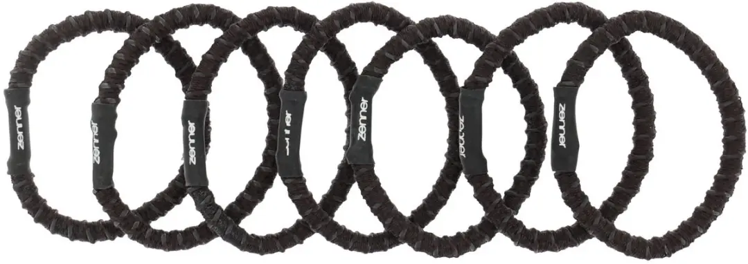 Zenner Elastieken Stay in Hair Bruin - 7 Stuks