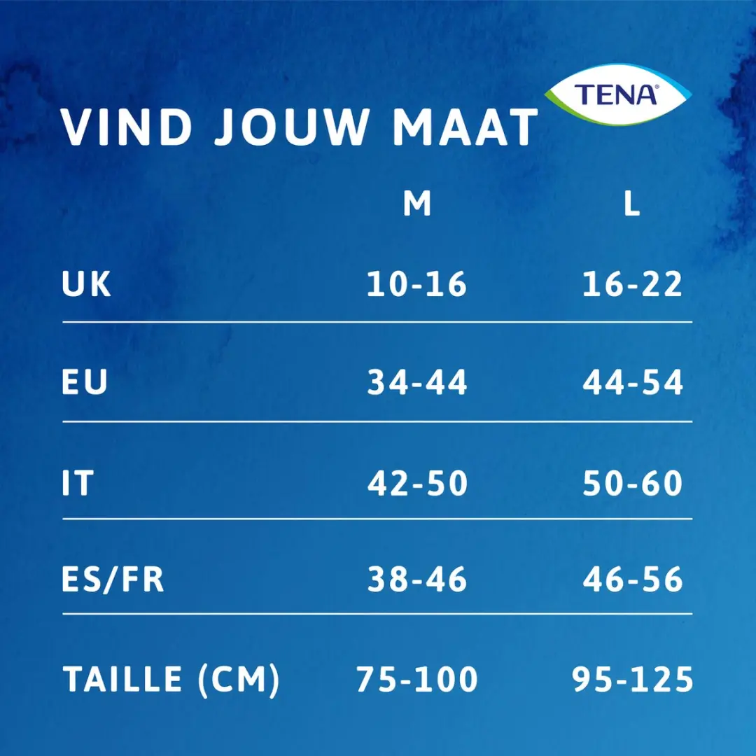 TENA Silhouette Plus Incontinentiebroekjes L - 16 Stuks