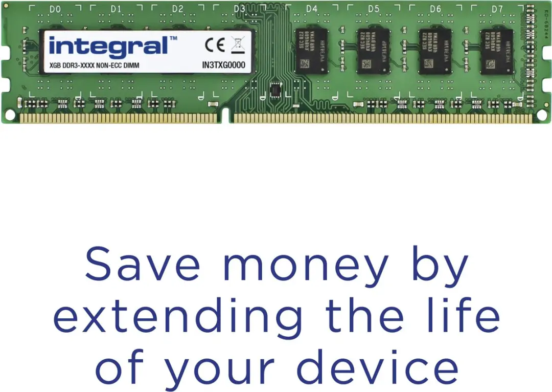 Integral IN3T8GNAJKIK2 Geheugenmodule 16GB DDR3 - 2x8GB