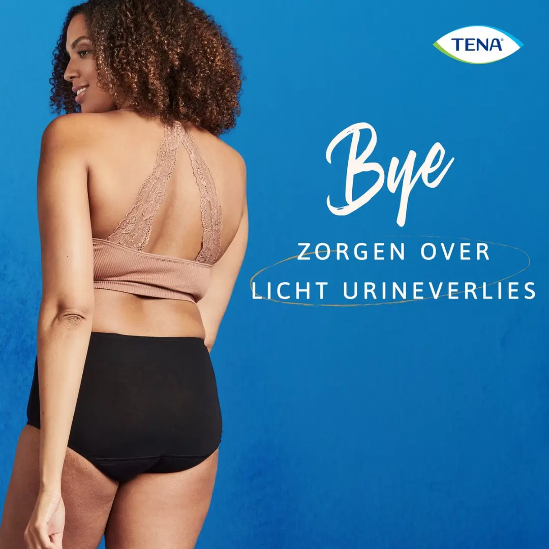 TENA Wasbaar Ondergoed Large - Zwart
