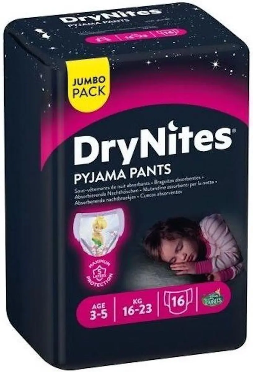 DryNites Luierbroekjes Meisjes 3-5 jaar
