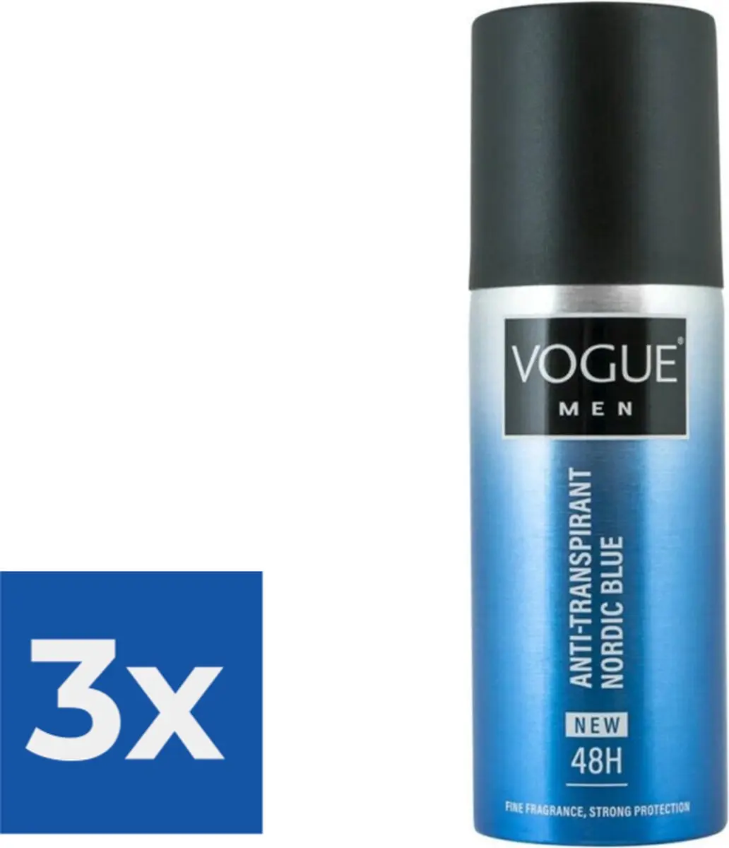 Vogue Men Nordic Blue Anti-Transpirant Spray