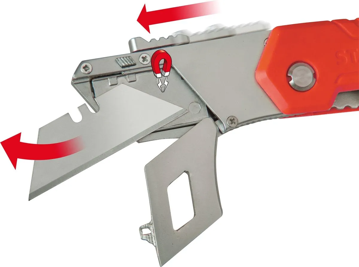 Stanley Vouwbaar Veiligheidsmes 0-10-243 - Rood