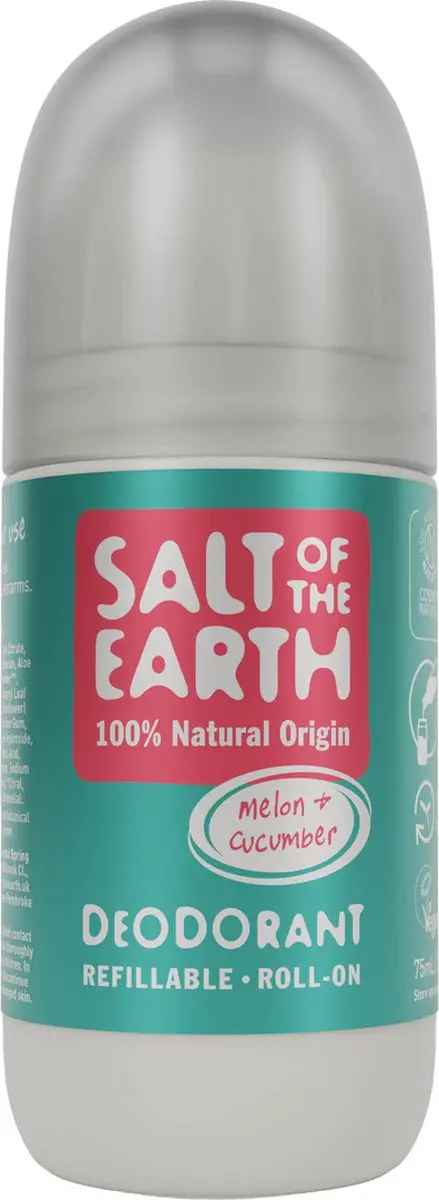 Salt of the Earth Roll On Deodorant Melon & Cucumber 75ml