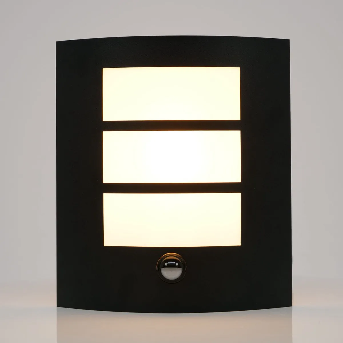 Eglo Rascino-E Wandlamp Buiten - Bewegingssensor E27 - 26cm - Zwart