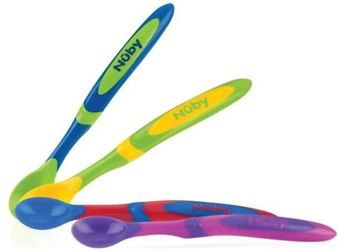 Nûby Lepel Multicolor - 4 Stuks