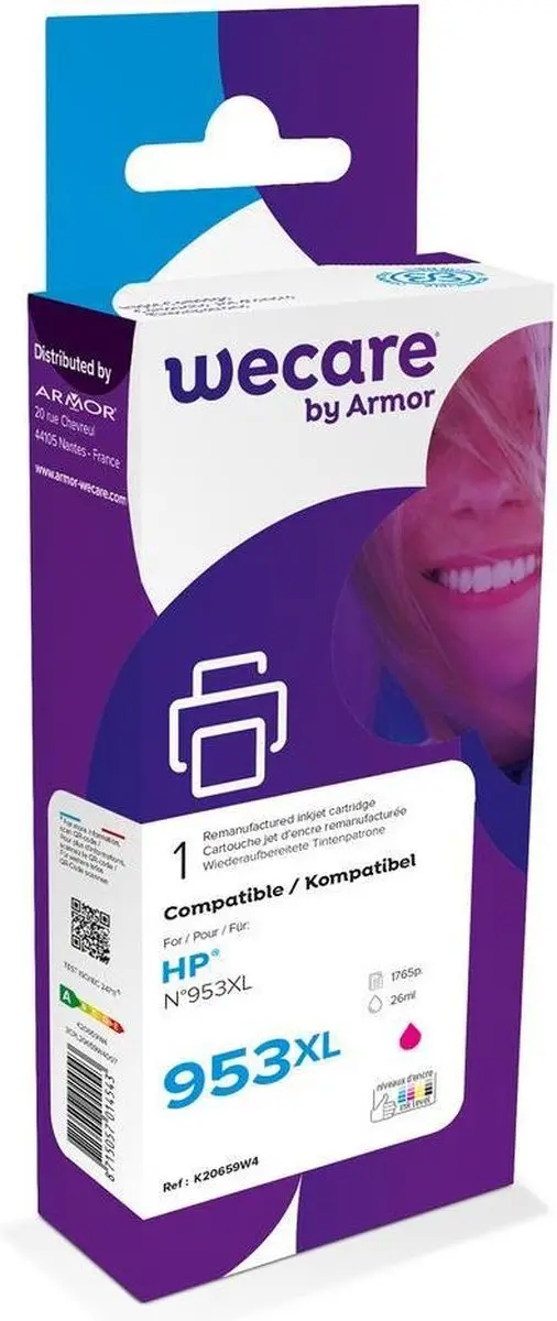 weCare K20659W4 Magenta Inktcartridge