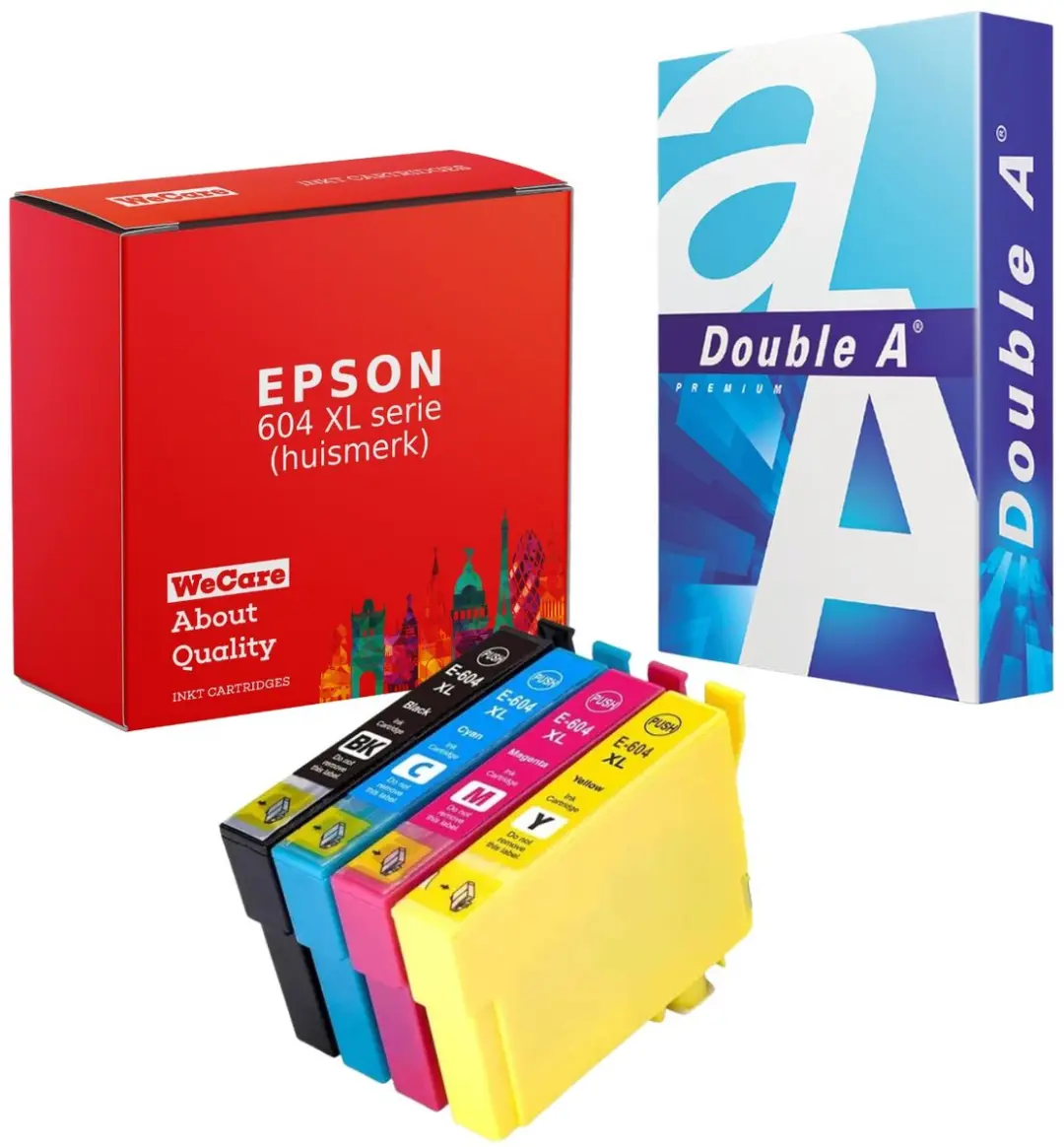 weCare 4-pack E604XL Inktcartridges