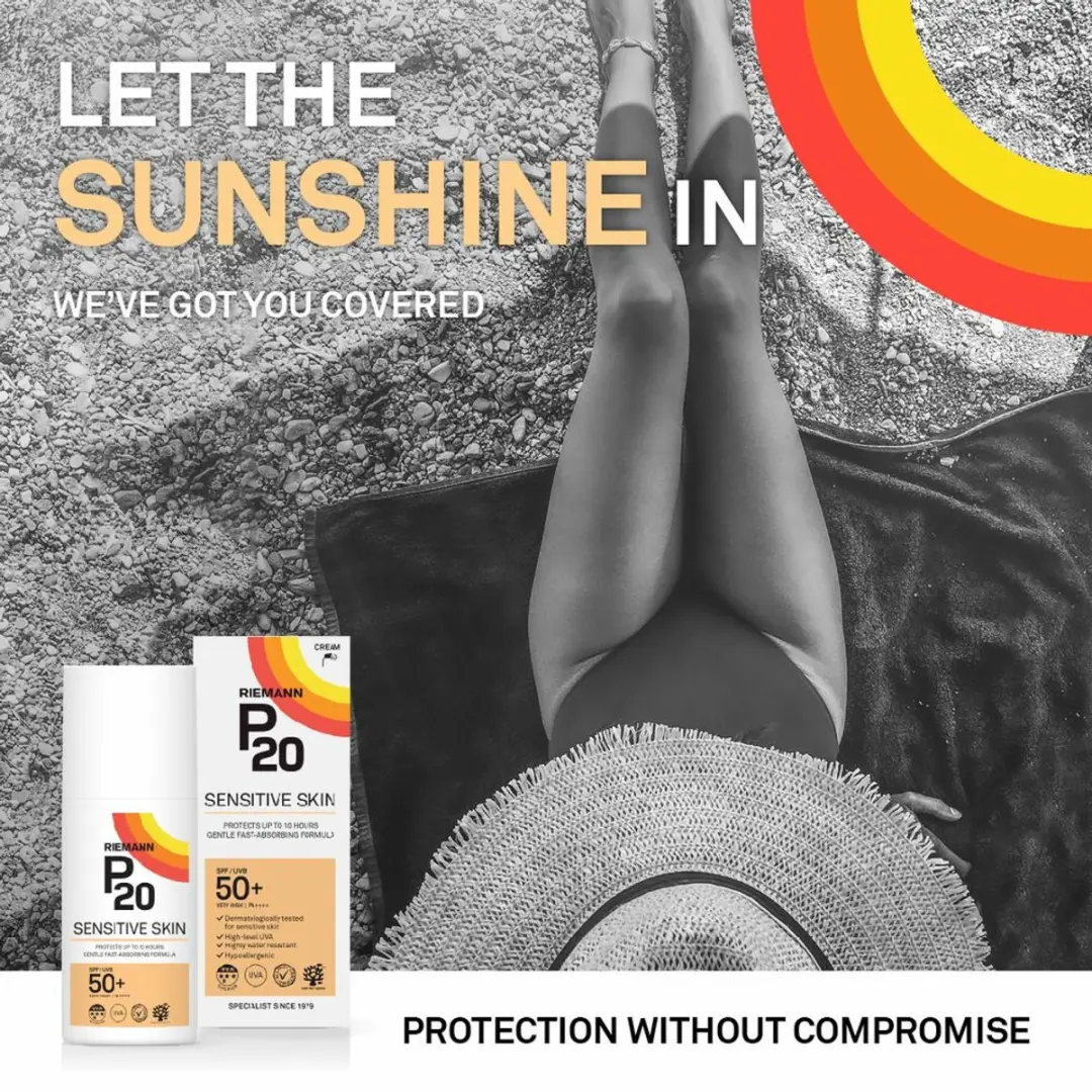 P20 Sensitive SPF 50+ Lotion 200ml - 2 Stuks