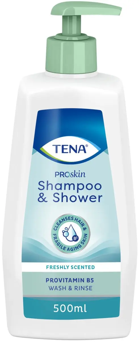 TENA Shampoo+Douche Gel 500ml