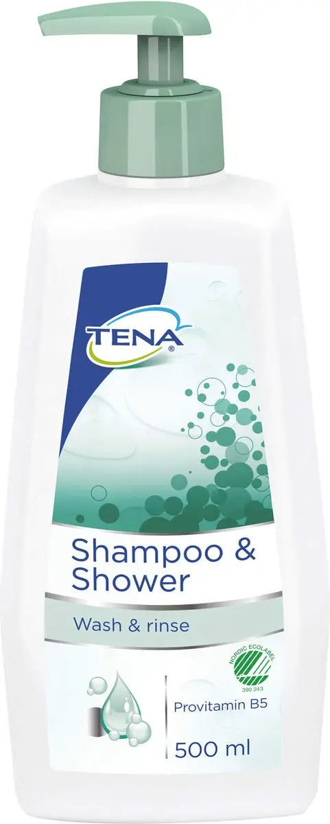 TENA Shampoo+Douche Gel 500ml