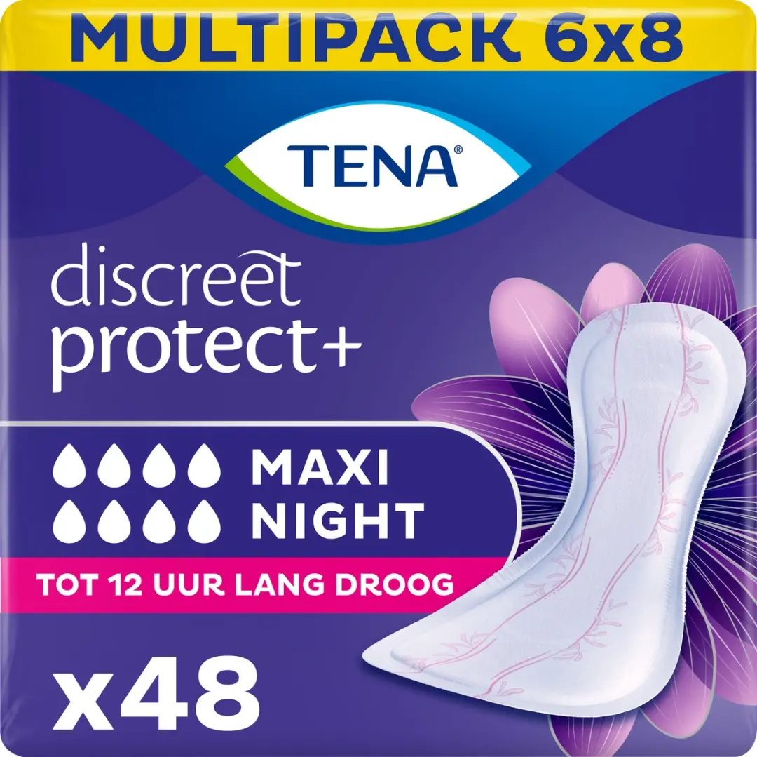 TENA Discreet Protect+ Maxi Night
