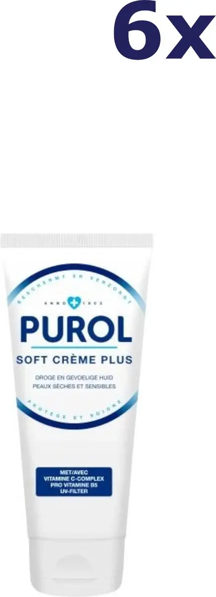 6x Purol Creme Soft Plus 100 ml