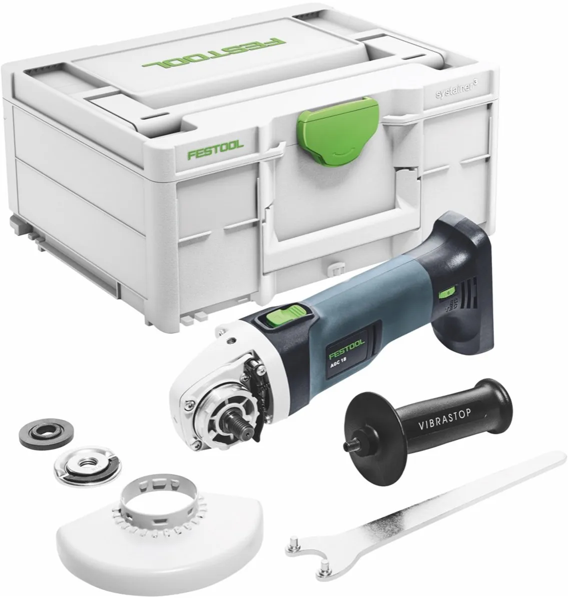 Festool AGC 18-125 EB-Basic Accu Haakse Slijper 125mm - afbeelding 6 van 6