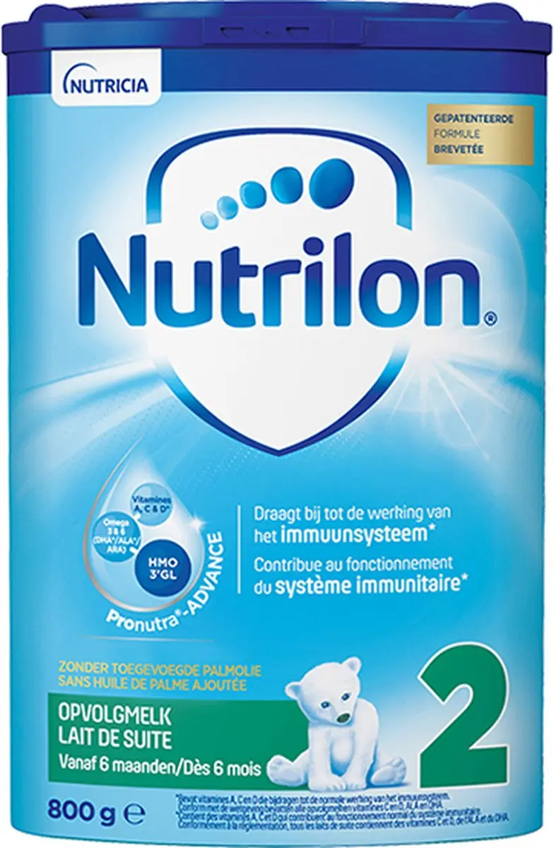 Nutrilon 2 Standaard Baby Melkpoeder 6-12 maanden 800g