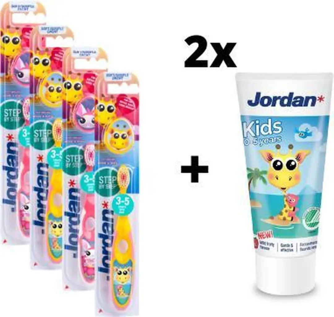 Jordan Step By Step 2 Tandenborstels 6 Stuks