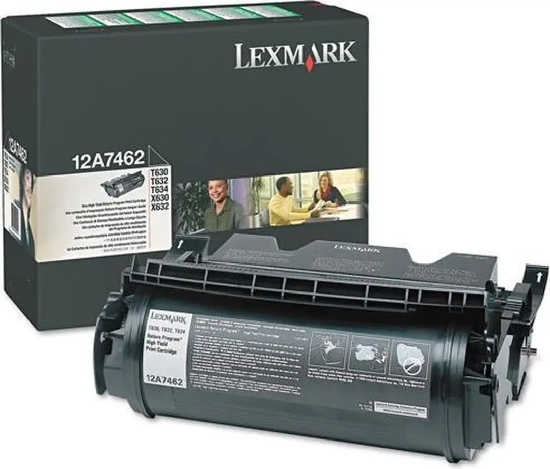 Lexmark 12A7462 Tonercartridge - 21.000 pagina's - Zwart