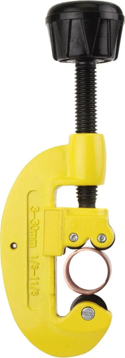 Stanley Verstelbare Pijpsnijder 3-30mm - Metaal - Geel