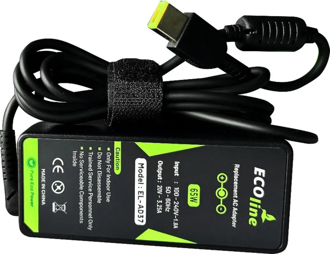 Ecoline Oplader 20V 3.25A 65W - Lenovo compatibel
