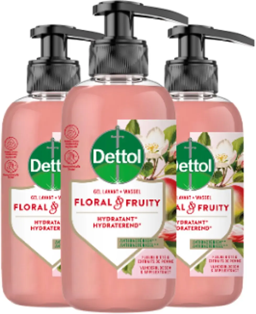 Dettol Handzeep Antibacterieel Floral & Fruity 300ml