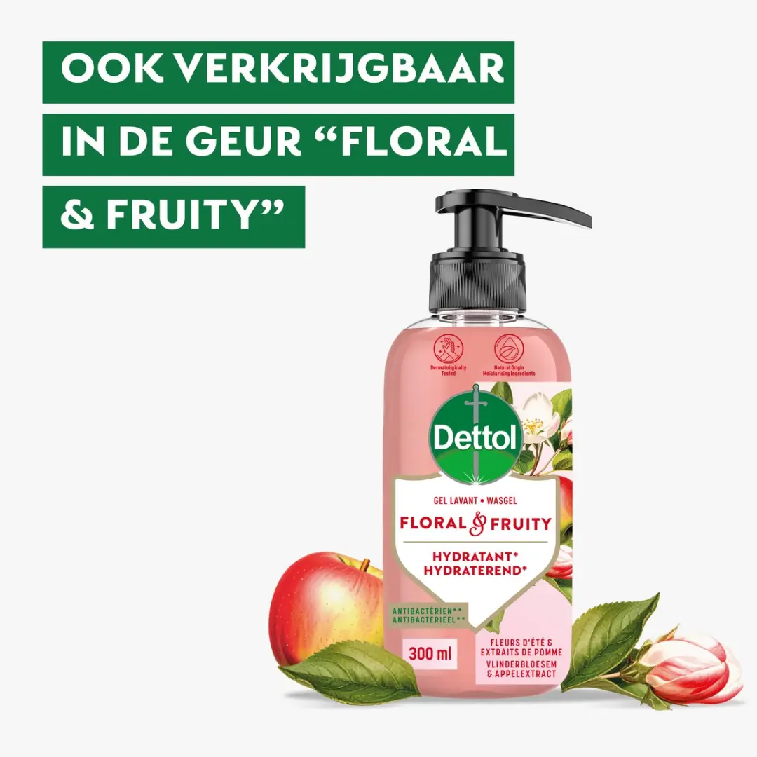 Dettol Handzeep Antibacterieel Floral & Fruity 300ml - 3 Stuks