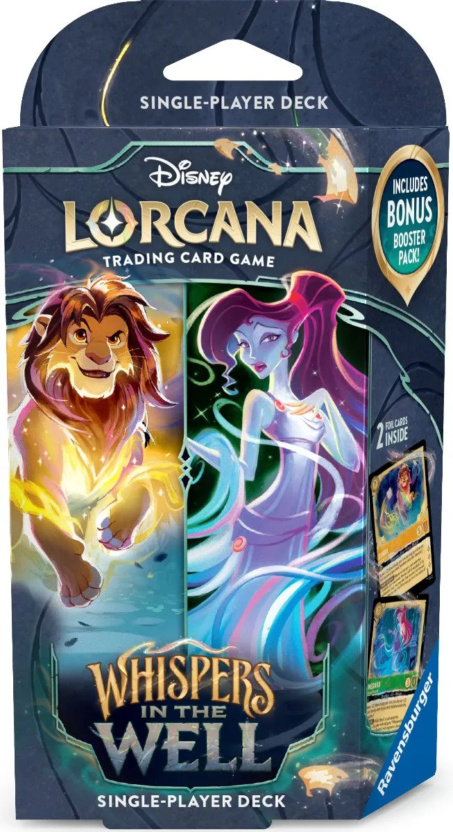 Ravensburger Disney Lorcana Whispers in the Well Starter Deck