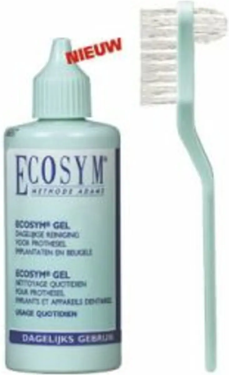 Ecosym Kunstgebitreinigingsborstel - Turquoise - afbeelding 6 van 6