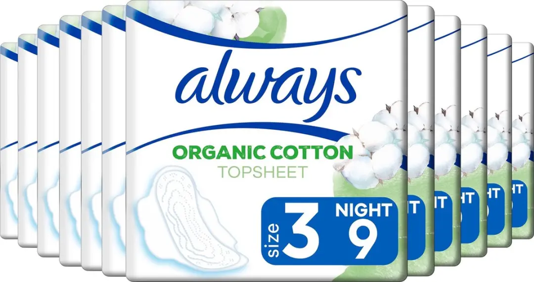 Always Cotton Protection Ultra Night Maat 3 - 108 Stuks