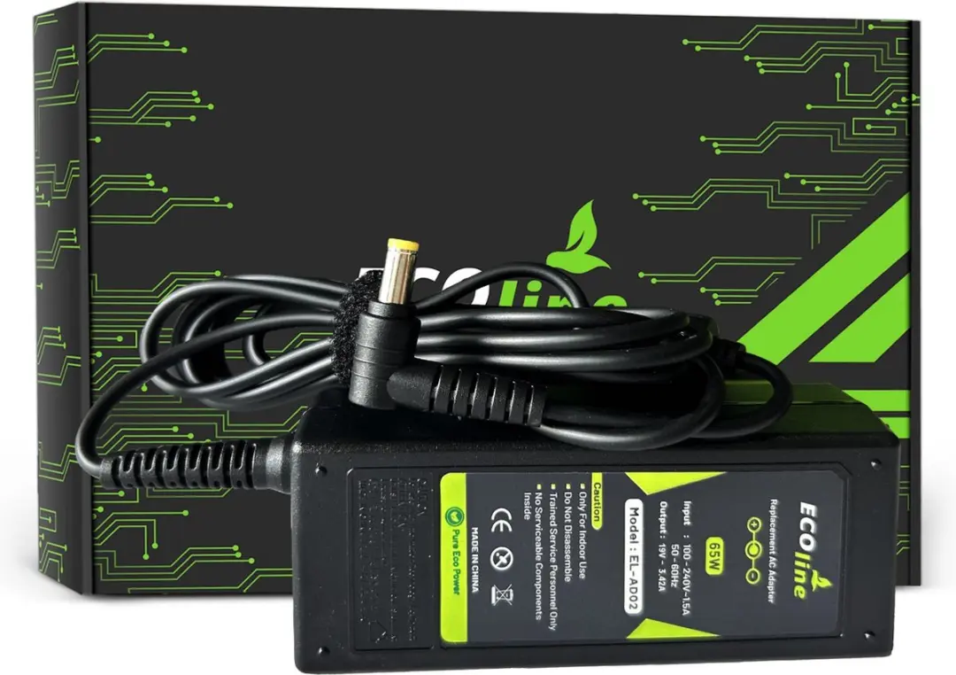 Ecoline Oplader 19V 3.42A 65W