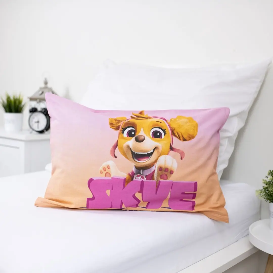 PAW Patrol Dekbedovertrek Strong Heroes - Roze - 135x100 + 40x60cm