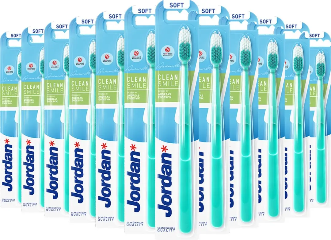 12x Jordan Tandenborstel Clean Smile Soft