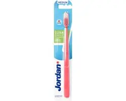 Jordan Tandenborstel Clean Smile Soft - 12 Stuks - Blauw/Geel/Roze/Wit/Groen