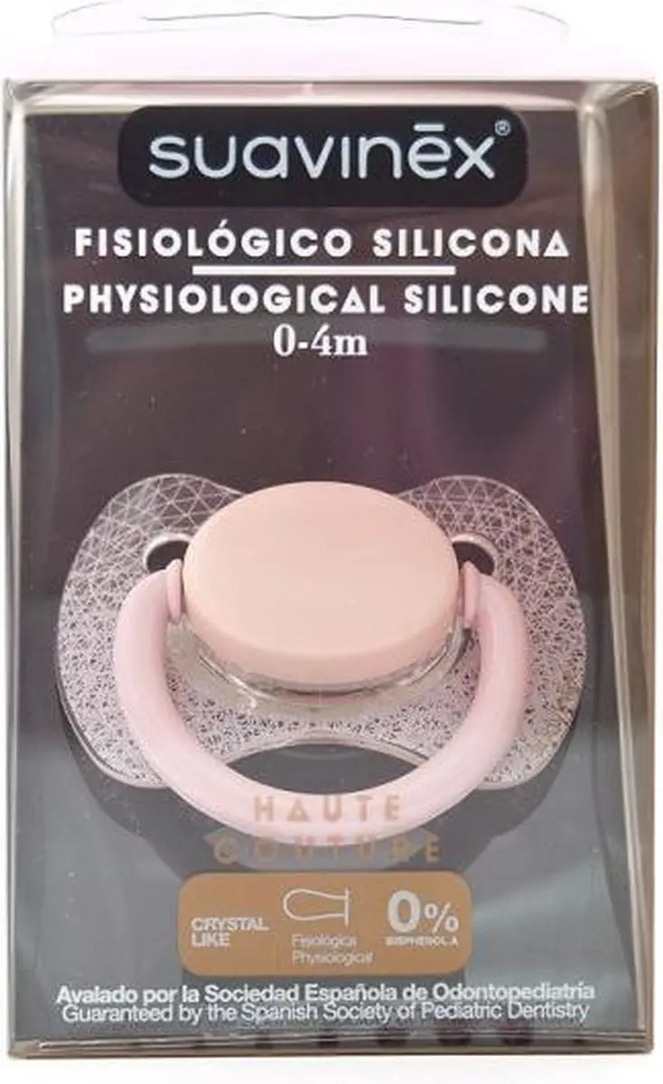 Suavinex Haute Couture Fopspeen #1 Roze