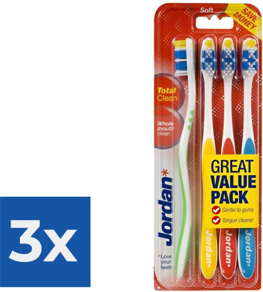 Jordan Total Clean Tandenborstels Soft