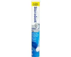 Steradent Active Plus Kunstgebitreinigingstabletten - 180 Stuks