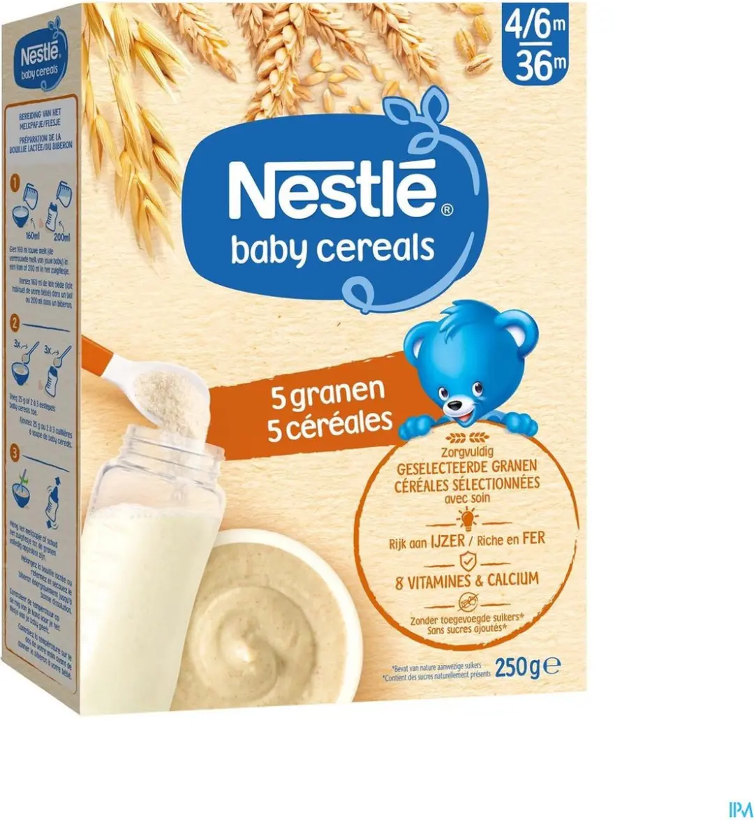Nestlé Baby Cereals 5 Granen 250g