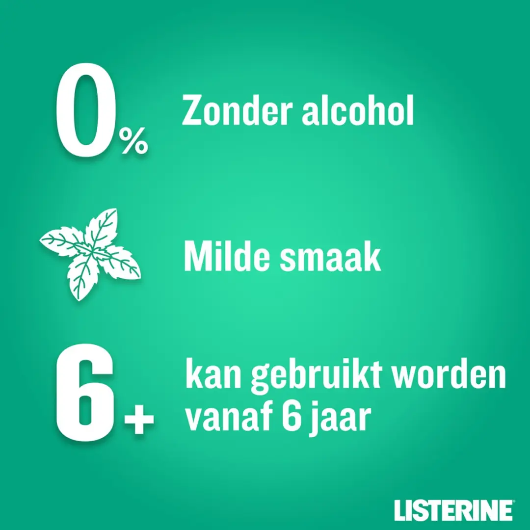 Listerine Clean & Fresh Mondwater 500ml - Zonder Alcohol