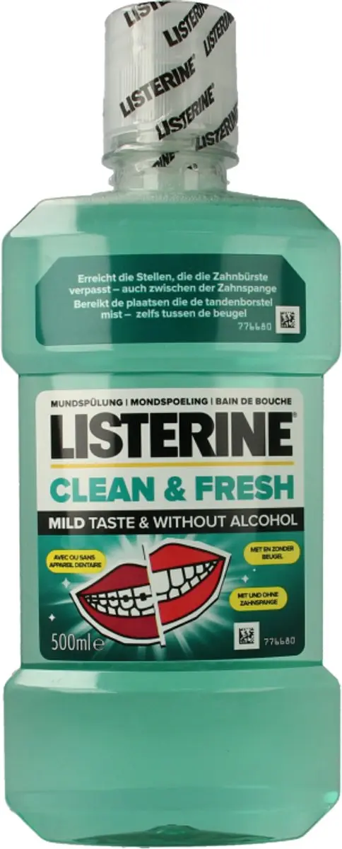 Listerine Clean & Fresh Mondwater 500ml