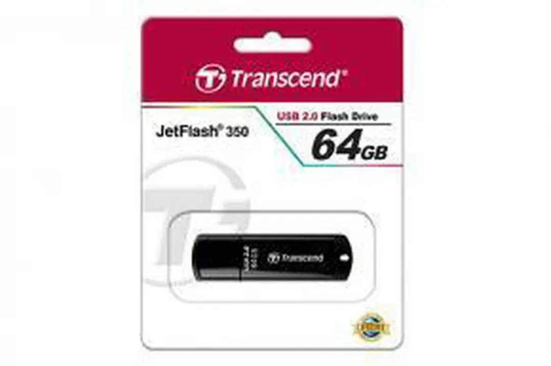 Transcend JetFlash 350 TS8GJF350 USB-Stick 8GB - Zwart