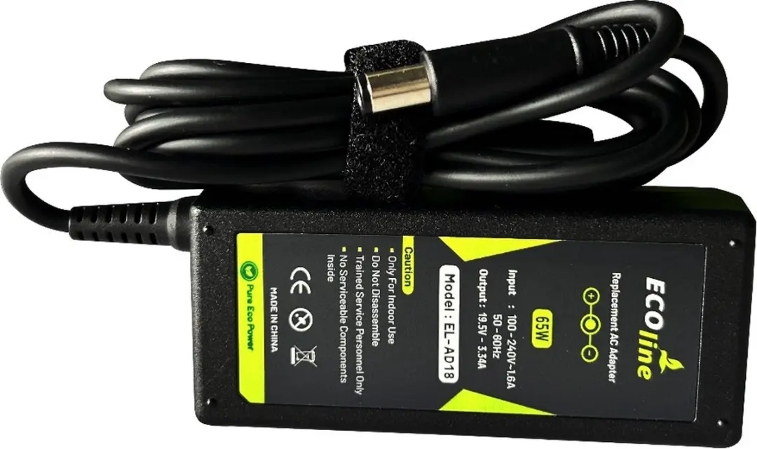 Ecoline Oplader 65W 19.5V 3.34A - Dell Inspiron/Latitude/XPS