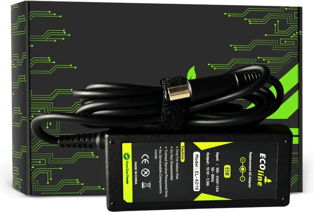 Ecoline Oplader 65W 19.5V 3.34A