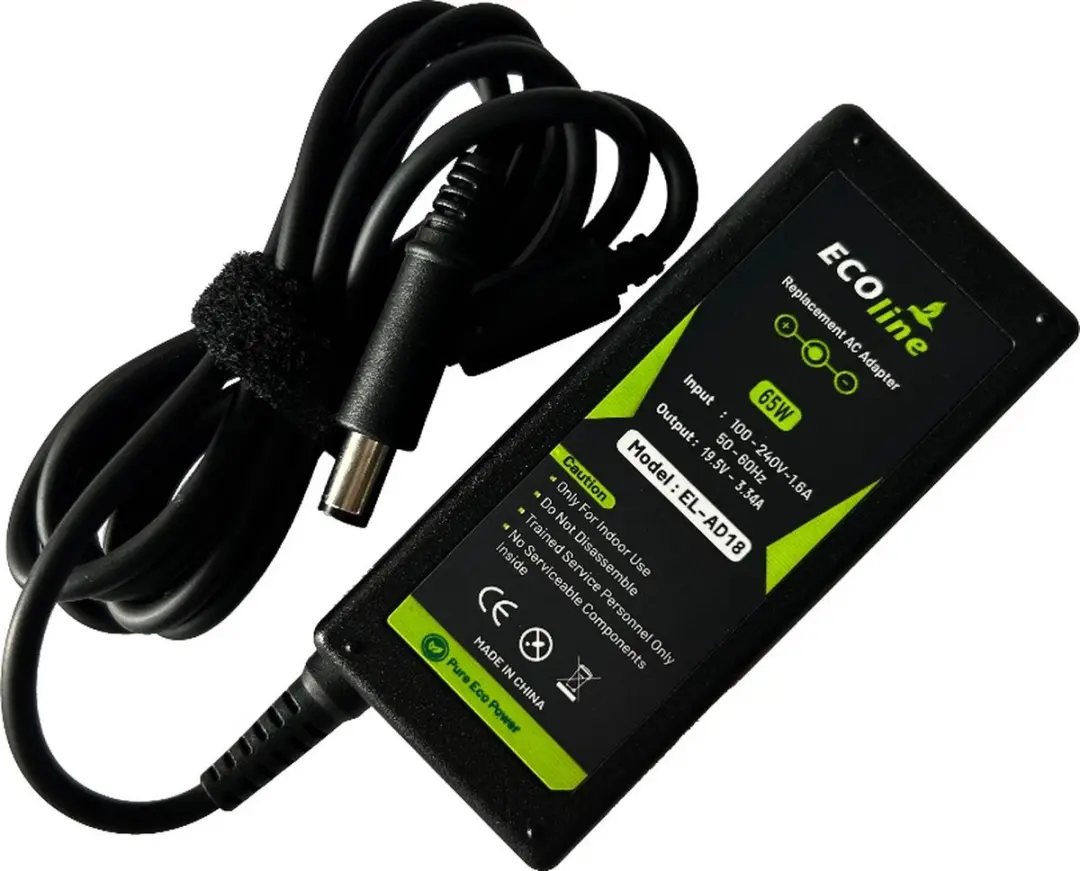 Ecoline Oplader 65W 19.5V 3.34A - Dell Inspiron/Latitude/XPS