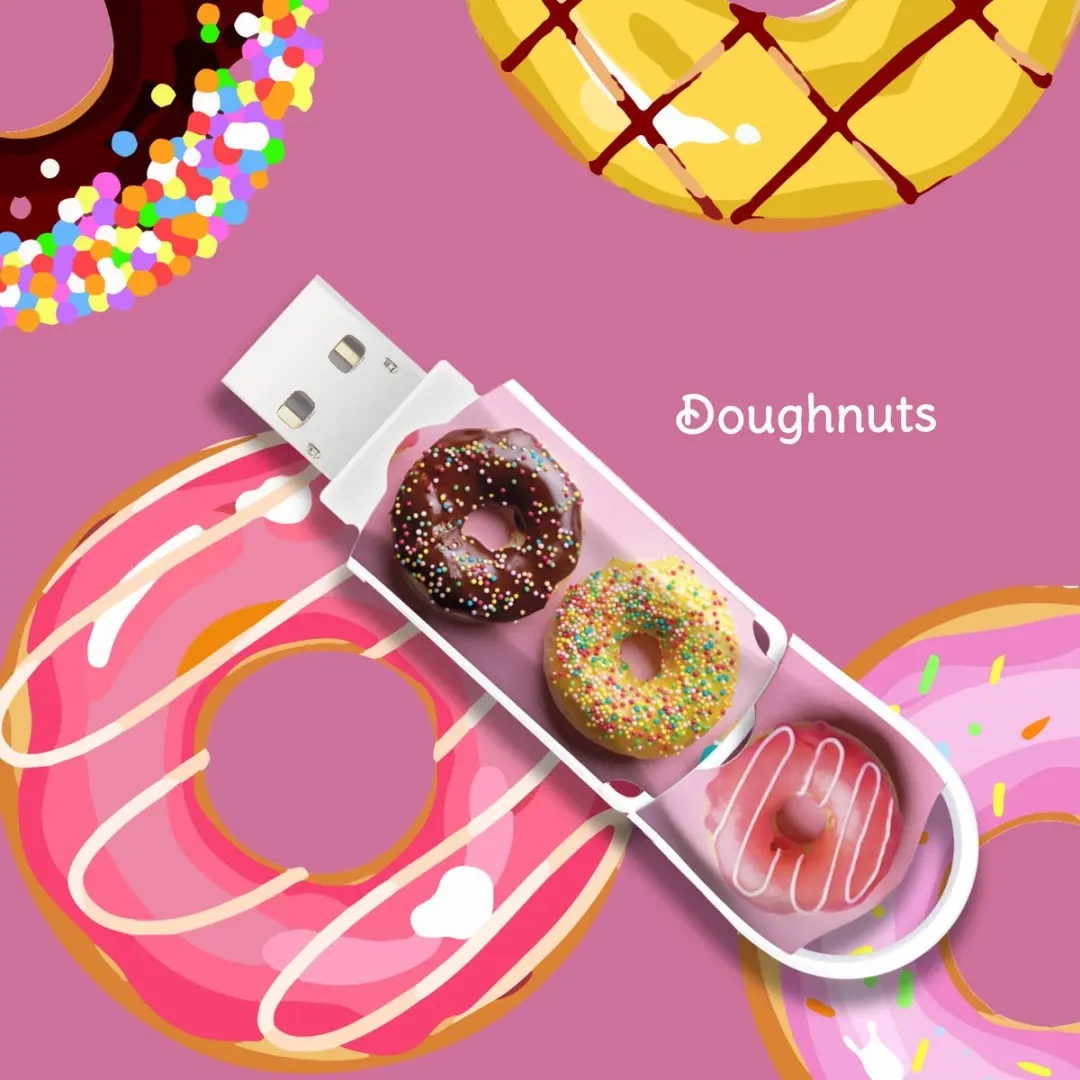 Integral INFD128GBXPRDOUGH3.0 USB-stick 128GB - Meerkleurig