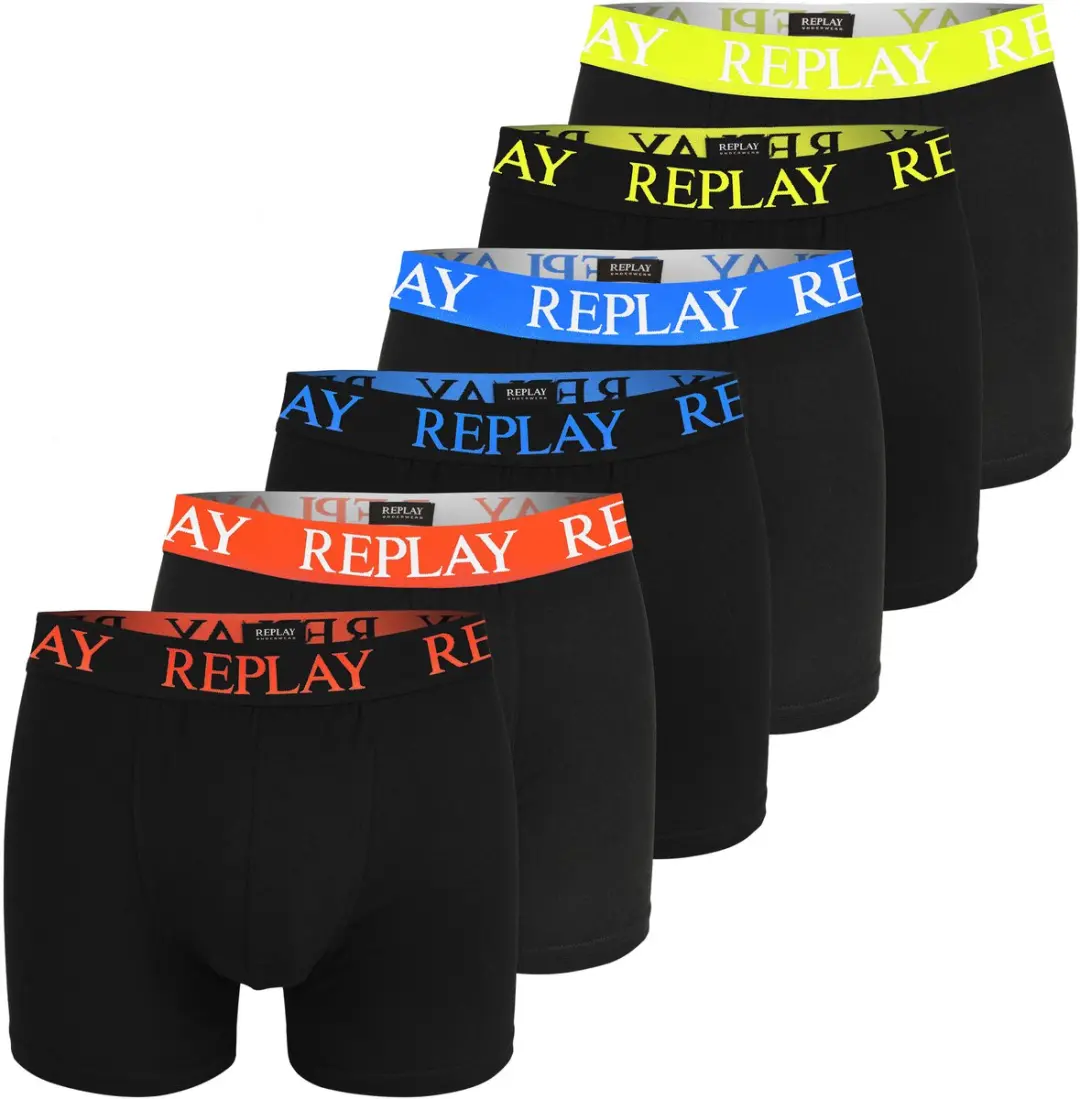 Replay Heren Boxershorts Set 6-delig