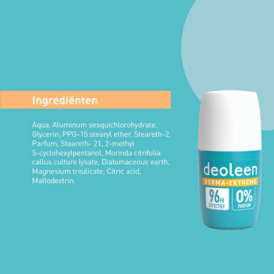 Deoleen Anti-Transpirant Roller 50ml - 3 Stuks