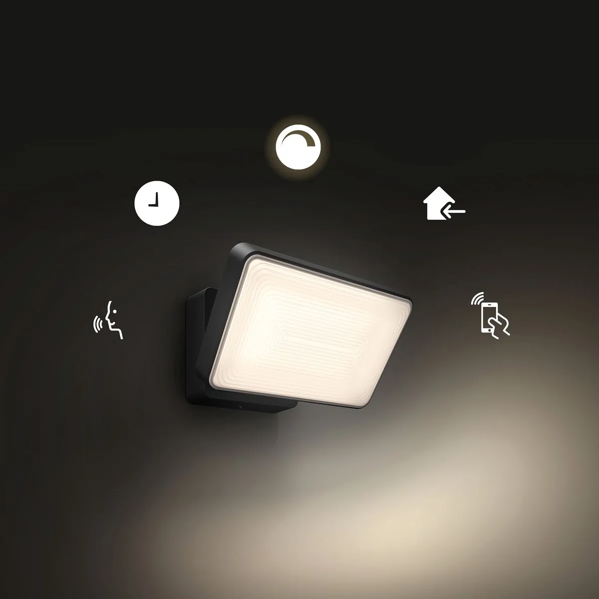 Philips Hue Welcome Set 2 Verstralers - Buitenlamp met Bewegingssensor - Warmwit