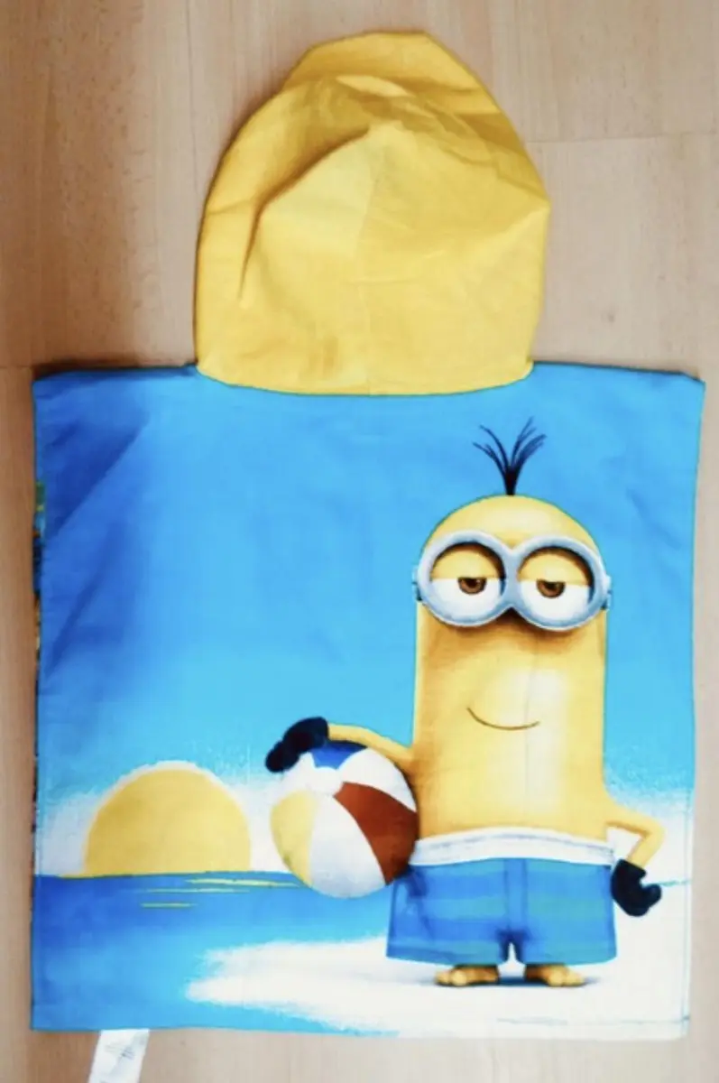 Minions Badponcho - Katoen 50x100cm - Multi Color