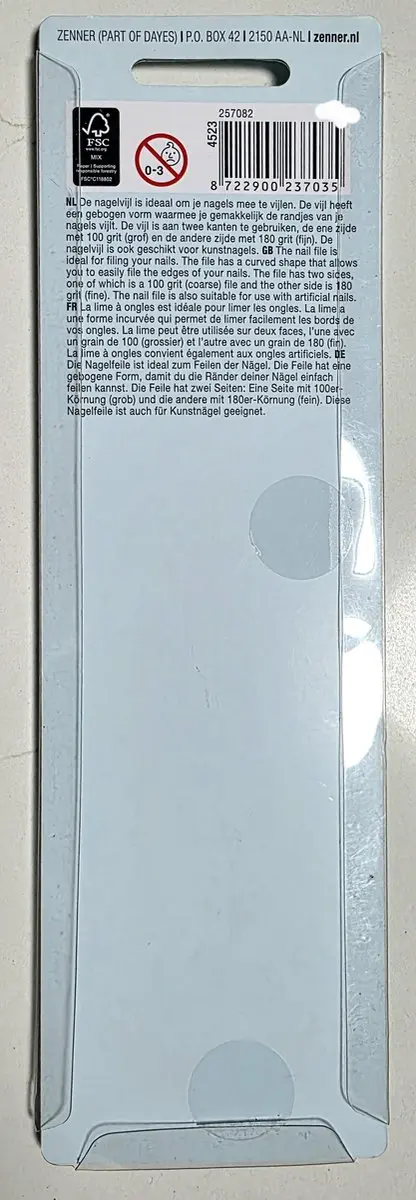 Zenner Nagelvijl Shape & Define 257082 - Paars