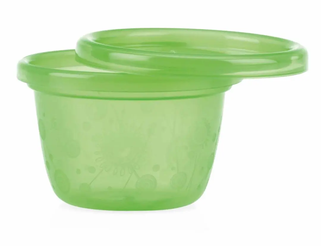 Nûby Kommetje met deksel 118ml - 6 Stuks Multi